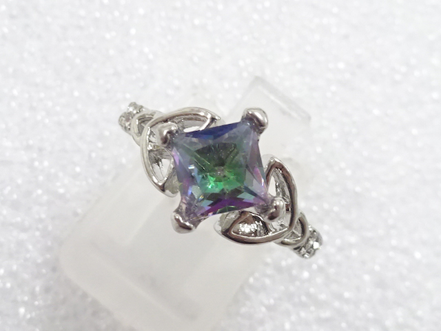 色石　指輪(10号)